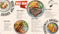 do futuristic or classic menu card, food menu, digital menu, and menu design