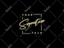 design a luxury elegant classy high end signature logo