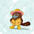create hand drawn cute character and illustration