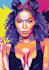 do vibrant and stylish wpap portraits