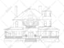 draw building in awesome detailed vector line art
