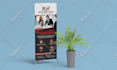 design a roll up banner, pull up, event banner, banner ads