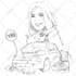 create funny caricature e papiro di laurea