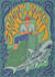 draw 60s 70s style retro poster psychedelic illustration
