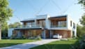 do photorealistic exterior architectural 3d rendering