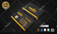 outstanding modern business card and visiting card design