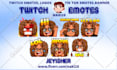 create custom kick, twitch, discord emotes and sub badges