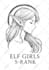 draw  illustrations in black and white, characters, objects, background and more