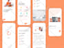 do mobile app ui ux design mockup in figma or make mobile app design prototype