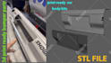 3d car modeling body kits and any body parts for stl file