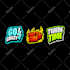 create express custom text twitch emote , texts, font emotes