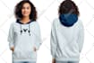 hoodie design with custom design and varsity jacket plus 3d mockup