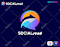 design startup tech, crypto, cyber security, technology and app logo