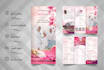 design trifold, bifold marketing brochures, flyers, and leaflets