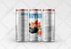 design creative beverage, beer, soft drink and soda can label