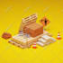 create 3d isometric scenes for you