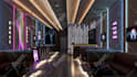 3d interior design lounge, bar, night club, cafe, restaurant