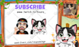 create custom cute chibi emotes for twitch, and discord