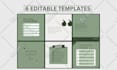 create canva templates for a beautiful instagram puzzle feed