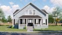 create 3d exterior of a building with renderings