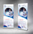 roll up professional design, promotional standee for your business