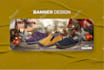 design professional website banner, header, google ad