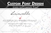 create custom font for you ttf otf font design