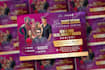 create exceptional event flyer, church flyer or postcard design in 4 hours