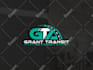 do logistics transport freight dispatching logo design