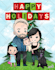 do a Christmas greeting card caricature