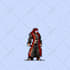make the pixel art of the character you want
