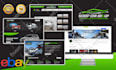create advance ebay store design, ebay shop design, listing template