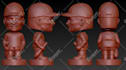 create custom stl , 3mf file of 3d model for 3d printer