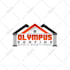 make roofing, home renovation, remodeling and handyman logo