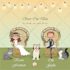 design a custom wedding invitations, save the date, rsvp