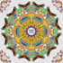 illustrate mandala art coloring book for adults and kids
