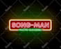 design  3d neon logo, neon sign and neon light effect design