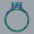 make a custom 3d model of any jewelry item for 3d printing