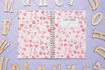 do journal, planner, composition notebook cover and interior pages design