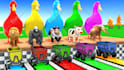 create long slide game animal crossing kids video