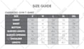 create branded size chart or size guide