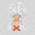make your dream anime drawing for stickers, clothing print