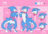 create a reference sheet for your furry character