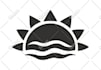 draw surf style, tropical style, vintage, artwork, for t shirt and merchandise