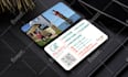 design professional luxury business card with qr code