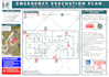 design fire exit and emergency evacuation plan, maps,diagram