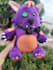 make plush doll with felt fabric hand sew