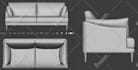 create and develop a 3d family sofa from your project