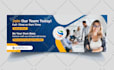 design web banners, fb ads, cover, header and email banner