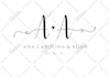 design a custom wedding monogram or initial logo